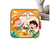 Water Book - Repeatable Sketching Pages, Clean Art Design, Fine Motor Skill Builder, Instructive Creativity Gadget, Junior Children Students Commute Outing, Simple to Carry