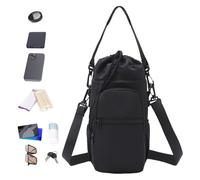 Water Bottle Bag - Insulated Cover Adjustable, Easy To Transport Outdoor Tumbler Bottle Carrier Pouch | For Walking Commute Travel Camping Beach Fishing Golfing Gym Office School Sports Women Men