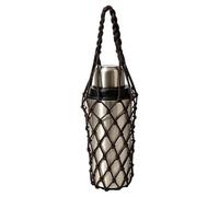 Water Bottle Bag - Water Bottle Carrier Crochet Mesh Cup Holder Accessory