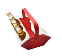 Water Bottle Carrier With Handle Beer Travel Carry With Ice Compartment
