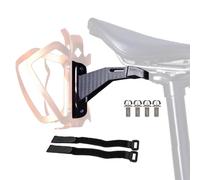 Water Bottle Holder Adapter - Heavy-Duty Quick-Release Saddle Rail Bottle Cage Mount, Secure Fit for Road & Mountain Bicycles, Adjustable Cycling Drink Holder for Riding Hydration Access