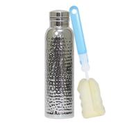 Water Bottle Insulated, Portable Thermal Mug, 620ml Large Capacity, Leakproof and Reusable Design for Fitness, Outdoor Activity, Workplace, Travel, Home, Gold Silver and Copper Colored