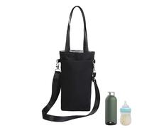 Water Bottle Pouch - Kettle Sling Bag | Water Cup Bottle Pouch | Adjustable Strap, Large Capacity Design, Waterproof Polyester, For Cycling Travel School Hiking Camping Female Students, 5.91x2.36x9.05