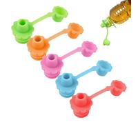 Water Bottle Topper Toddler, Spill Proof Silicone Bottle Spout, 1.97 Inches Heavy Duty Mouth Guard Cap, Leakproof Drink Lid for Travel, School, Road Trips, Picnics and Kids Safety