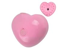 Water Brush For Cats - Usb Rechargeable Heart Shaped Round Teeth Spritz Comb | Heart Shaped Rechargeable Spritz Combs | Pet Steamer Spray Massage Comb For Long | Shedding Cleaning Massage