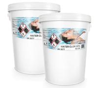 Water Clor 55% Dicloro Granulare 50 kg Cloro Shock Piscina Trattamento Rapido