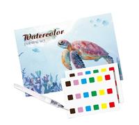 Water Coloring Book - Drawing Workbook, Watercolor Coloring Book, Kids Drawing Workbook with Pen & 2 Color Swatches | Fun Painting Activity Books | Water Color Books for Children, Boys, Girls