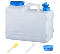Water Container with Spigot,15L Water Container with Spigot Emergency Stroage Dispenser Carrier for Outdoor Camping Traveling Hiking Vehicle Car & Emergency Survival Kit