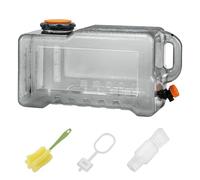 Water Container with Spigot, BPA Free Portable Water Dispenser Convenient Handle Camping Bucket for Camping Vehicle Car Outdoor Hiking Picnic Emergency