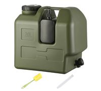 Water Container with Tap, 20L Portable Camping Water Container Waters Storage Jug with Hand Sanitizer Jar Waters Carrier for Outdoor Camping Traveling Hiking & Emergency Survival Kit