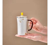 Water cup, 999 Sterling Silver Water Cup, 999 sterling silver teacup handmade slender waist drinking(285g)