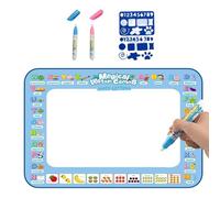 Water Doodle Mat - Educational Water Drawing Mat | Reusable Painting Pad Free Coloring Activity Toy for Kids, Preschool, Classroom, Kindergarten, Homeschool or Learning