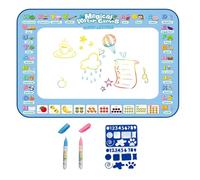 Water Doodle Mat - Learning Tablet Writing Board | Water Paint Mat | for Group Play Classroom Preschool Kindergarten Daycare Homeschool