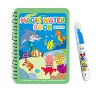 Water Drawing Book - Painting Activity | Reusable Water Art Pad with Pages, Learning Drawing Toy for Early Education, Free Painting Book for Kids Age 1 3