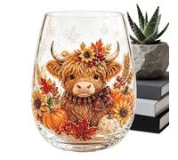 Water Drinking Glasses - Funny Cute Harvest Anti-Tip Fall Table Decor