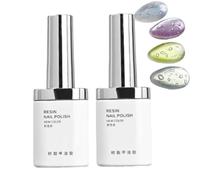 Water Drop Top Coat Gel - 12ml 2 Pieces Glossy Shine UV LED Soak Off