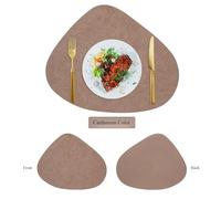 Water Droplet Shape Table Washable Placemats,Heat Resistant Wedge Pads, Waterproof Non-Slip Easy To Clean Place Mat per Cucina Domestica Ristoranti e Hotel(Color10,1 Pcs)