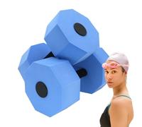 Water Dumbbells, 1 paio di pesci, Lightweight Aerobics Equipment, Handle Strip Training Barbells, 10,63 x 6,3 x 5,91 Inches Each, Compact Ideal for Gym, Yoga, and Swimming Exercise