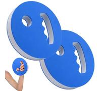 Water Exercise Discs Set | 2PCS EVA Foam Resistance Training Float Discs 18×3cm Lightweight Aquatic Fitness Swim Aid Handheld Pool Workout Equipment Adjustable Resistance Exercise Tool | For Adults Ki