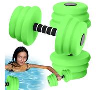 Water Exercise Dumbbells, Pool Fitness Equipment, 12 Inches Strength Training Water Dumbbells, Foam with Ergonomic Grip Feature, Aquatic Exercise with Floating Design, Tool for Men Women Kids Seniors