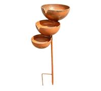 Water Feeder for Birds Vintage - - - Rustproof 3-Tiered Feeding Station for