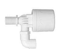 Water Float Valve, 1/2 Inch Auto Shutoff Water Level Controller, Leak-Proof Floats, Sturdy Build for Garden Pond Aquarium Irrigation Pool Industrial Agricultural Use, White