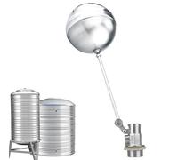 Water Float Valve - Riempimento Automatico per Piscina,Rubinetto Automatico Regolabile In Acciaio Impermeabile Per Bacino Fontana Irrigazione Giardino Abbeveratoio Pollame Fornello Di Riso
