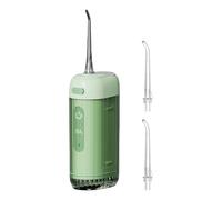 Water Flosser, Portable Electric Flossing Machine, 200ml, ABS, PP Nozzle, Cordless Waterproof Irrigator for Teeth Cleaning at Home, Shower, Gym, Beach, Outdoor, School and Vacation, 6.7x4.6x13.5cm