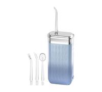 Water Flossers - Water Tooth Flosser | Adjustable Pulse-Mode Teeth Flosser Water | Efficient Debris Cleaning With 4 Nozzles Quiet Battery-operated Washer Waterproof 200ml Tank For Implant Maintenance