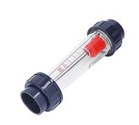 Water Flow Meter, Liquid Flowmeter with ABS Float for 1.6-16m³/h Measurement, Plastic Tube Type Flow Tester for Chemical Food Industry, Accurate ±4% Flow Measure Device