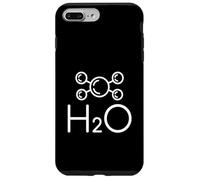 Water H2O Chemistry Molecule Structure Design Custodia per iPhone 7 Plus/8 Plus
