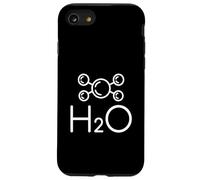 Water H2O Chemistry Molecule Structure Design Custodia per iPhone SE (2020) / 7/8