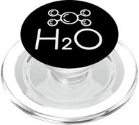 Water H2O Chemistry Molecule Structure Design PopSockets PopGrip per MagSafe