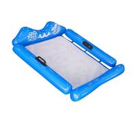 Water Hammock Pool Float, Inflatable Floating Lounge Chair, Multi-Purpose Tanning Raft with Headrest for Beach Lake River Swimming Pool Vacation Travel Relaxation Use