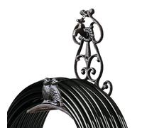 Water Hose Holder - Bird Vintage Decor Rack, Wall Mount Hose Hanger for Supporting, Antique Metal Bracket, Garden Accessory with Avian-Flair, Versatile Yard Tool for Hanging, Organizing and Storing