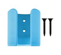 Water Hose Holder, Hose Hook, Wall Mounted Compact PP Material Space Saver Heavy Load Quick Install Lightweight, Pipe Storage Stand for Home Outdoor Garage, 2.2x2.2Inches, Blue
