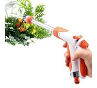 Water Hose Nozzle - Ergonomic Adjustable Spray for Car Wash Garden Cleaning | Portable Grip Trigger Design with Multi Pattern Flow Control, Outdoor Washer Attachment for Lawn Patio Pets Plants Use