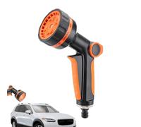Water Hose Nozzle Sprayer - High Pressure Garden Tool, 5 Pattern Spray Head | Regolabile Flow Control Cleaning Irrigation Equipment Design, Durevole Leak Resistant Spray System Device For Car Washing
