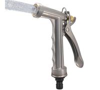 Water Hose Sprayer Nozzle - Leakproof Metal Hose Nozzle, 5 Inch Metal Spray Nozzles For Watering Flowers, Zinc Alloy Hoses Nozzles | Threaded Front Garden Hoses Sprayer With Adjustable Spray Patterns