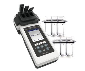 Water-i.d. WATER TESTING EQUIPMENT PoolLab 2.0 con 70 compresse di prova, edizione speciale per MediMuc, 24 parametri, app, software, misurazione fino a 3 parametri in un test (2.0 | EXTRA Kuevette)