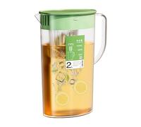 Water Infuser Pitcher, 2L Iced Tea Pitchers with Lid and Infusers, Easy Filtration, Cold Beverage Serveware, Versatile Drink Pitchers for Hot and Cold, Stylish and Functional Design, 19x10x26cm