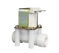 Water Inlet Valve AC220V 12V 24VDC NO NC Plastic Solenoid Valve 1/4" 3/8"OD TubeHose Connection Reverse Osmosis PureSystem(1/4",24V_NC)