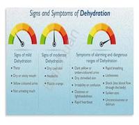 Water Intake Reminder Poster Summer Safety Wall Art
