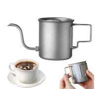Water Kettle - 420ml Titanium Foldable Handle Portable Drinking Boiler