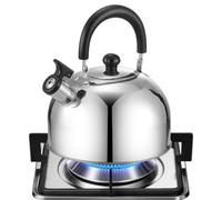 Water Kettle Campfire Foldable Handle Whistling Kettle