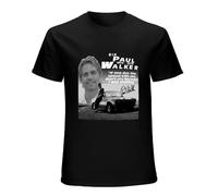 Water Kissing Paul Walker Rip Custom T-Shirt Black S