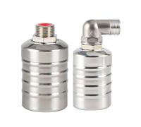 Water Level Float Valve - Automatic Fill Controller, Compact Tank Regulator, Floating Ball Mechanism For Reservoir Overflow Prevention System, Mechanical Water Supply Management Component