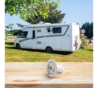 Water Lock - Portello di ingresso per camper e rimorchi, con guarnizione integrata per la prevenzione delle perdite (bianco)