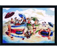 Water Lunch Counted Cross Stitch Kit-14"X20" 14 Count