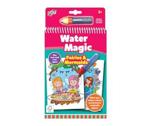 WATER MAGIC - Libro da colorare per bambini a tema magico, con immagini riutilizzabili, rivelare immagini nascoste con la penna ad acqua, dai 3 anni in su
